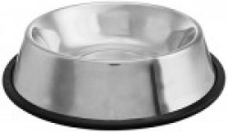 Choostix Dog Feeding Bowl Steel, Large (1 Piece)