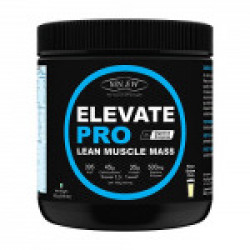 Sinew Nutrition Elevate Pro Lean Muscle Mass Gainer Protein Powder with Digestive Enzymes - 300 g (Kesar Badam Pista)