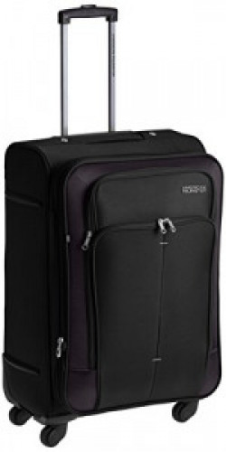 American Tourister Crete Polyester 67 cms Black Softsided Suitcase (49W (0) 09 002)
