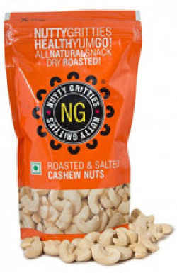 NuttyGritties Roasted and Salted Cashew, 180g