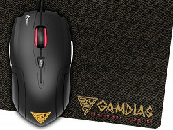 GAMDIAS Demeter E1-  3200DPI Gaming Mouse with Mouse Pad