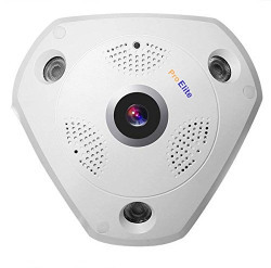 ProElite F01A 1.3 MP 960p Fisheye 360° Panoramic Wireless Wifi HD IP CCTV Security Camera with SD Card Slot