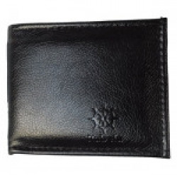 Rabela Men's Black Synthetic Leather Wallet RW-201