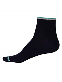 Jockey Men's Plain Ankle Socks (8901326109427_Navy, Neon and Green)