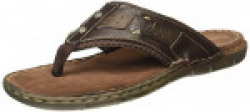 Action Shoes Men's Coffee Leather Hawaii Thong Sandals - 8 UK/India (42 EU)(NL-2202-COFFEE)
