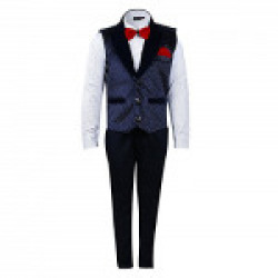AJ Dezines Kids Party Wear Suit Set For Boys (697_BLUE_5)