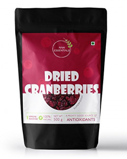 Raw Essentials Premium Whole Dried Cranberries, 500g