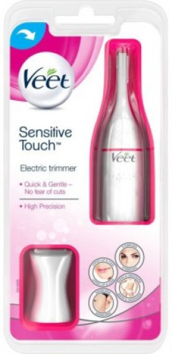 Veet Sensitive Touch Electric Cordless Trimmer for Women  -  90 minutes run time(White)