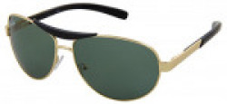 Silver Kartz UV Protected Aviator Unisex Sunglasses - (wc067|55|Green)
