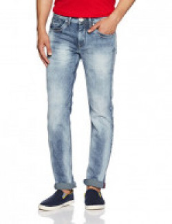 Flying Machine Men's Relaxed Fit Jeans (FMJN3939_Blue_32W x 33L)