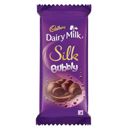 Cadbury Dairy Milk Silk, Bubbly, 120g (Pack of 3)