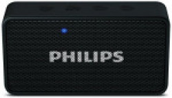 Philips BT64B Portable Bluetooth Speakers (Black)