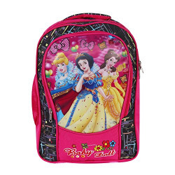 Apnav Polyester 25 Ltr Pink School Bag