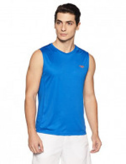 US Polo Association Men's Solid Regular Fit T-Shirt (UATS0102_Victorian Blue_Medium HS)