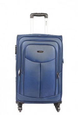 Safari Polyester 74.5 cms Blue Softsided Suitcase (Tergo-77-Blue-4wh)