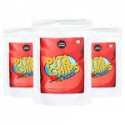 Urban Platter Masala Pita Chips, 125g [Pack of 3, Protein Rich, No MSG, No Trans-Fat]