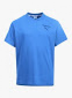 Puma Blue Solid Regular Fit T-shirt