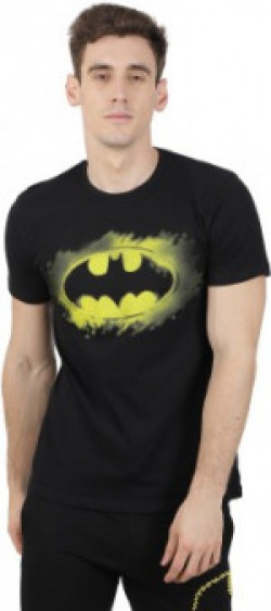 BATMAN By Free Authority Graphic Print Men's Round Neck Black T-Shirt
