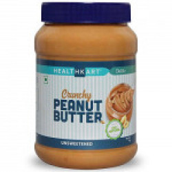 HealthKart Peanut Butter Unsweetened, Crunchy, 1Kg