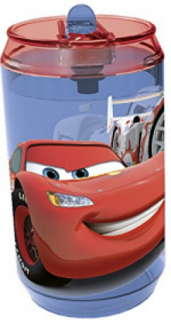 Disney Cars Tritan Soda Canteen Bottle, 410ml, Red/Blue