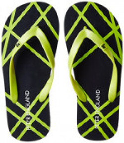Peter England Men's Green Flip Flops Thong Sandals - 10 UK/India (44EU)