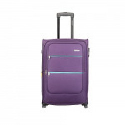 Aristocrat Polyester 42.5 cms Purple Softsided Check-in Luggage (STVI2W65PPL)