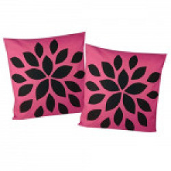 Vishal Store Set of 2 Cotton Cushion Covers 40X40 cm (16X16)