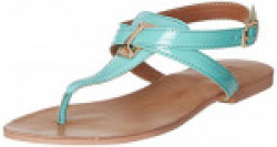 Lavie Women's 720 Flats Teal Fashion Sandals - 3 UK/India (36 EU)