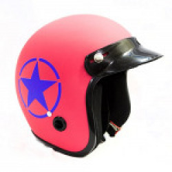 Autofy Trust Front Open Helmet (Pink, M)
