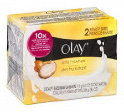 Olay Ultra Moisture With Shea Butter Beauty Bars Soap, 2 Beauty Bars 113 g (4.0 OZ) Each Net Wt 226 g