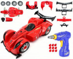 Toys Bhoomi 2 In 1 Build Your Own Formula Racing Car Modification Playset (24 Pieces) - Multi Color