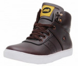 Black Tiger Shoes for Mens Boot Synthetic Leather Casual Shoes and Sneakers 072-Brown-10