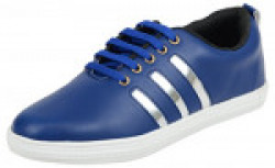 Elvace Men's Blue Sneakers - 10 UK
