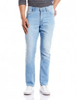 John Miller Men's Slim Fit Jeans (8907372354835_1VT02101_36_Blue)