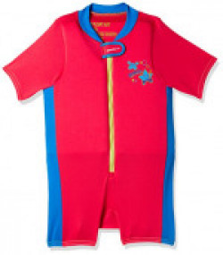 Speedo 811345B408-2 Blend Tots Float Suit, Baby (Red/Blue)