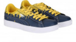 Puma Basket City DP Sneakers For Men(Blue, Yellow)