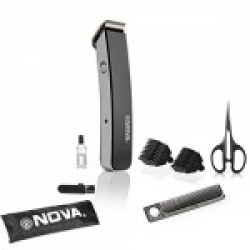 Nova NHT - 1047 Pro Skin Advance Rechargeable Cordless Beard Trimmer for Men(Black)