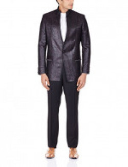 Giovani Men's Slim Fit Suit (8903634049310_50008534536003_50_Wine)