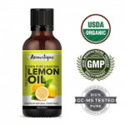 Aromatique Lemon Oil Cold Pressed Pure Lemon Oil For Skin Pigmentation, Face, Hair 30Ml