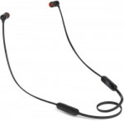 JBL T110BT Pure Bass Wireless in-Ear Headphones with Mic (Black)