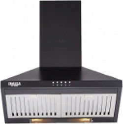 Inalsa 60cm 950m3/hr Chimney(Brio 60BKBF, Baffle Filter,Black)