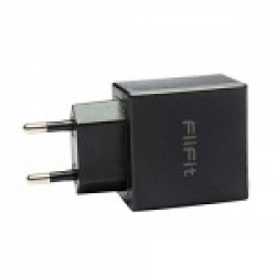 FliFit 12W / 2.4A Fast Charge Home Travel USB Wall Charger Adapter (Black)