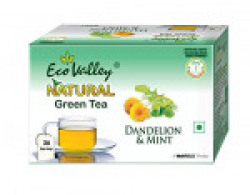 Eco Valley Natural Green Tea, Dandelion & Mint, 30 Tea Bags