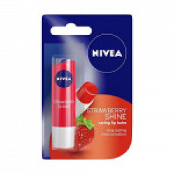 Nivea Lip Care, Fruity Shine Strawberry, 4.8g