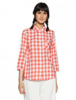 US Polo Women's Shirt (UWSH0117_Hot Coral_X-Large)