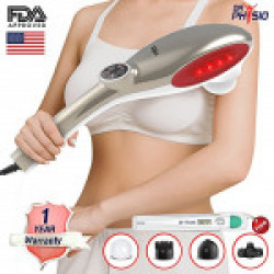 Dr Physio (USA) Active Hammer Electric Powerful Body Massager with Vibration (Silver)