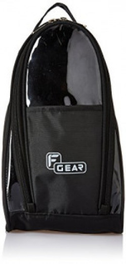 F Gear Supio Polyester 8 Ltrs Black Shoe Bag (2276)