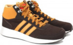 ADIDAS NEO CLOUDFOAM RACE WTR MID Mid Ankle Sneakers For Men(Brown, Tan)