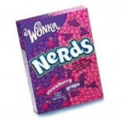 Wonka Nerds Strawberry Grape, 46.7g -Pack of 2