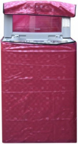Yellow Weaves Top Loading Washing Machine  Cover(Red)